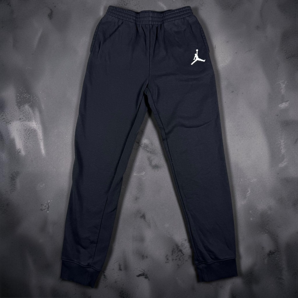 Jordan Kids Black Fleece Joggers Jumpman Logo Sweatpants Size XL 13-15 Years
